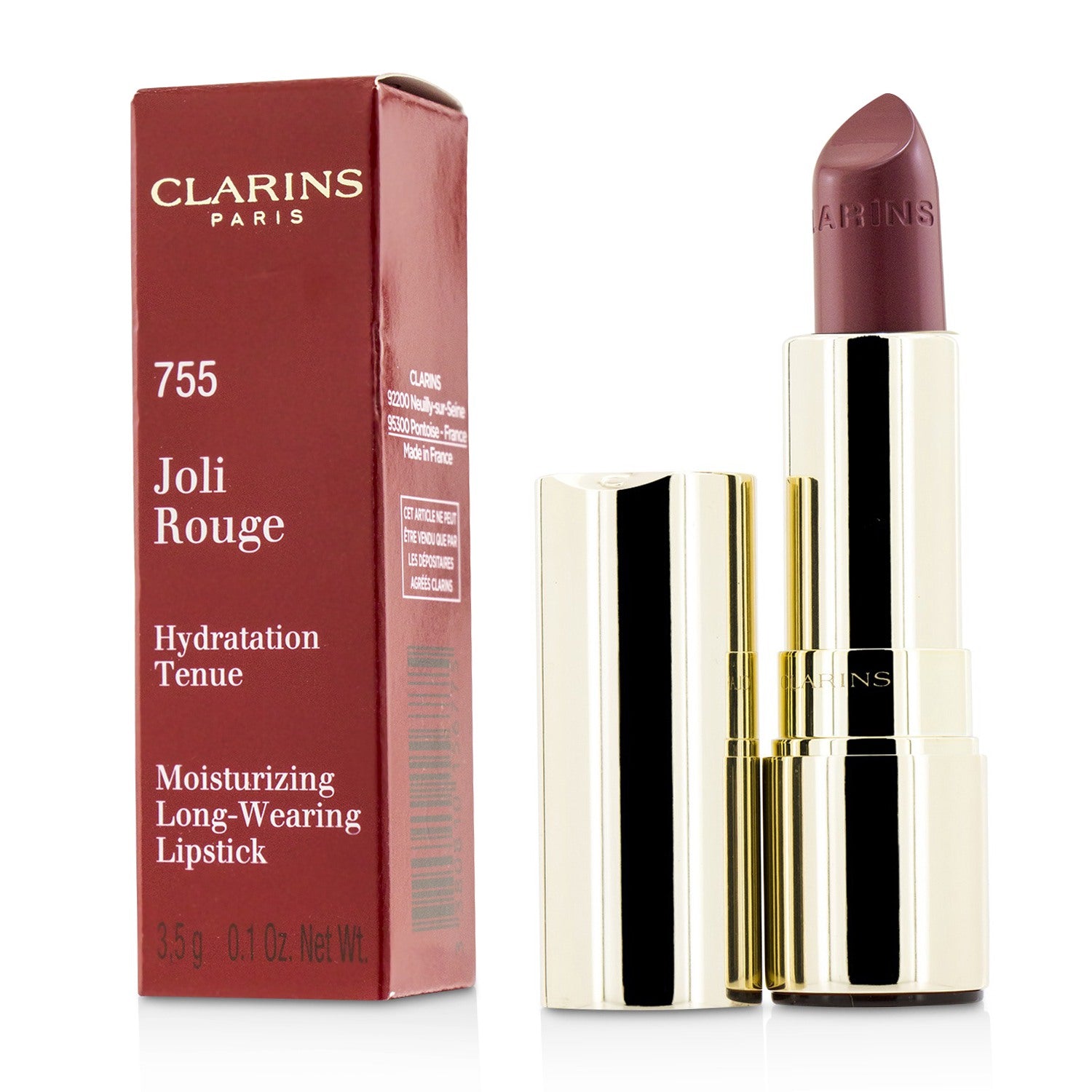 Clarins/クラランス+ジョリ ルージュ (ロング ウェアリング モイスチャライジング リップスティック)+3.5g/0.1oz+# 755 Litchi ブランドコスメ